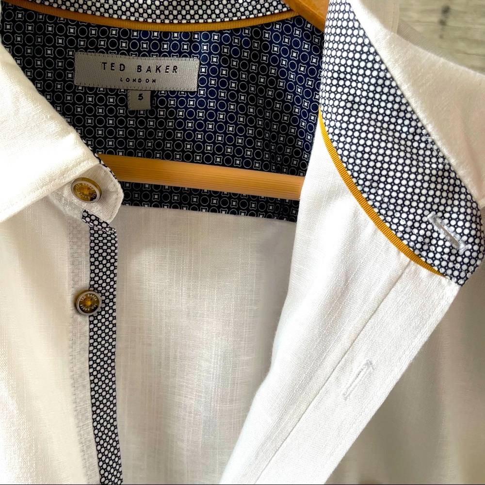 Linen/cotton vacation shirt from Ted Baker